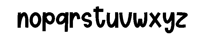 Sample Easter Regular Font LOWERCASE