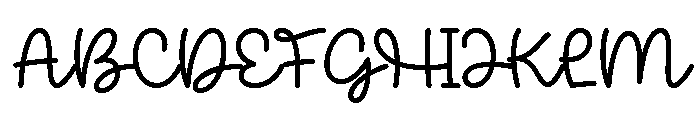 Sample Space Font UPPERCASE