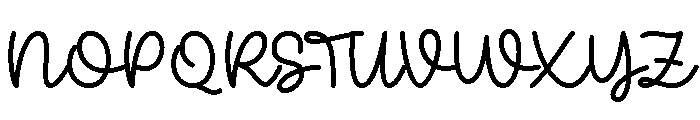 Sample Space Font UPPERCASE