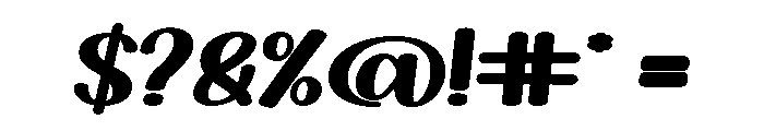 SampleHandmade Font OTHER CHARS