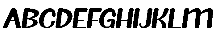 SampleHandmade Font UPPERCASE