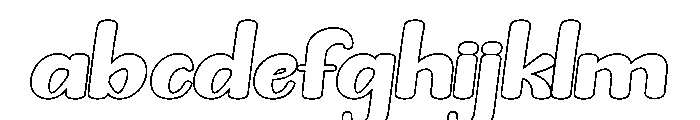 SampleHandmadeOutline-Regular FONT