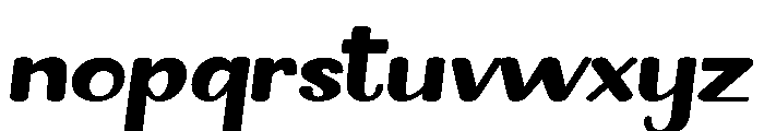SampleHandmade Font LOWERCASE