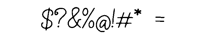 SamsHand Font OTHER CHARS