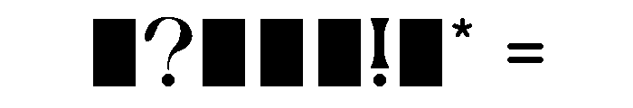 Samudra Drop Regular Font OTHER CHARS