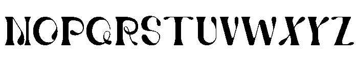 Samudra Drop Regular Font LOWERCASE
