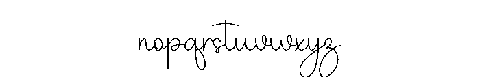 Samuel Holiday Font LOWERCASE