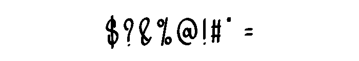 Samurai Friends Font OTHER CHARS