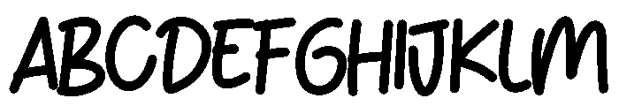 Sanboy Font UPPERCASE