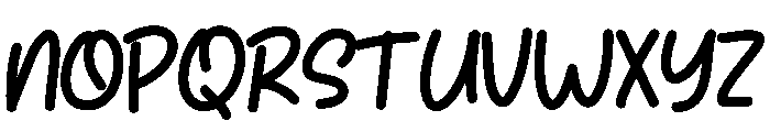 Sanboy Font UPPERCASE