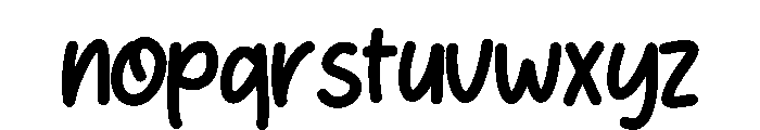 Sanboy Font LOWERCASE