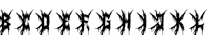 Sanctum Void Font UPPERCASE