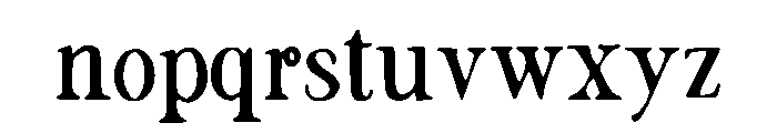 Sand_Eel Font LOWERCASE