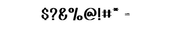 Sandiest Font OTHER CHARS