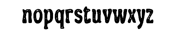 Sandmark Regular Font LOWERCASE