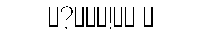 Sandra Regular Font OTHER CHARS