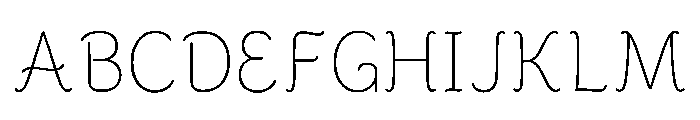 Sandra Regular Font UPPERCASE