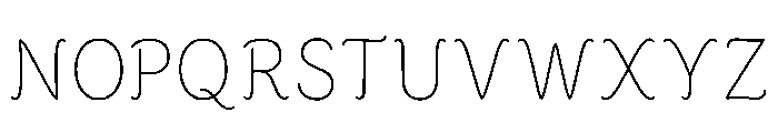 Sandra Regular Font UPPERCASE