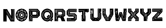 Sands Regular Font LOWERCASE