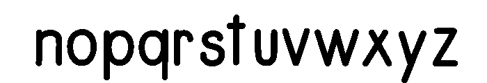 Sandwich1 Font LOWERCASE