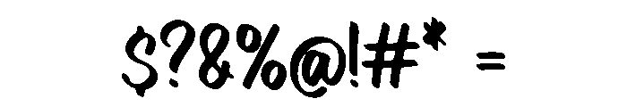 Sandy_Brown Font OTHER CHARS