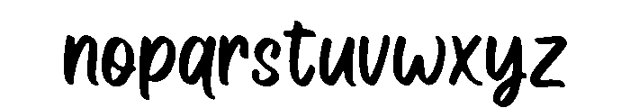 Sandy_Brown Font LOWERCASE
