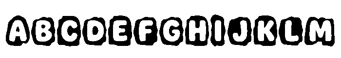 Sandy Waves Regular Font UPPERCASE