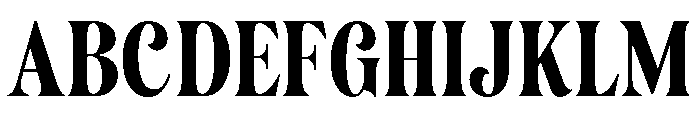Saneco Font UPPERCASE
