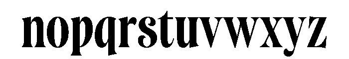 Saneco Font LOWERCASE