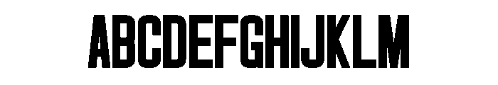 Sanford Salvage Regular Font UPPERCASE