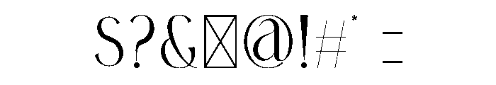 Sangid Font OTHER CHARS
