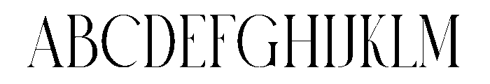 Sangid Font UPPERCASE