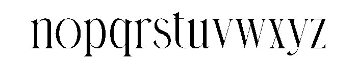 Sangid Font LOWERCASE