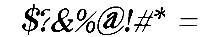 Sangria Font OTHER CHARS