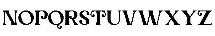 Sanridge Regular Font UPPERCASE