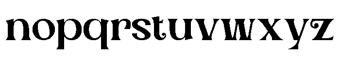 Sanridge Regular Font LOWERCASE