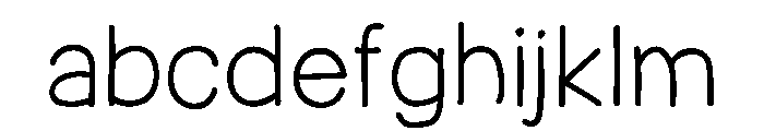 Sans Stroke FONT