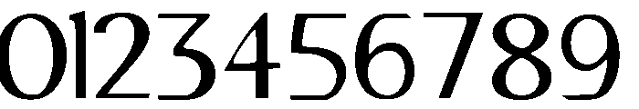 SansSerifClassic Font OTHER CHARS