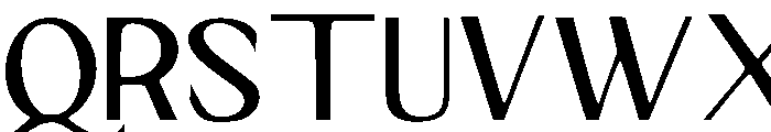SansSerifClassic Font UPPERCASE