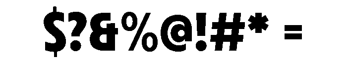 Sansgeo Font OTHER CHARS