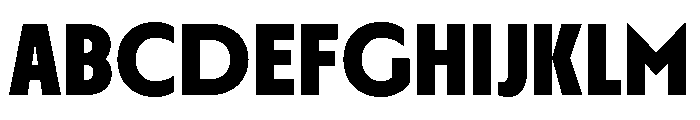 Sansgeo Font UPPERCASE
