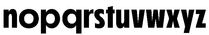 Sansgeo Font LOWERCASE