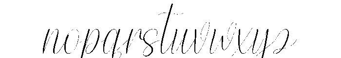 Santa Adventaged Font LOWERCASE