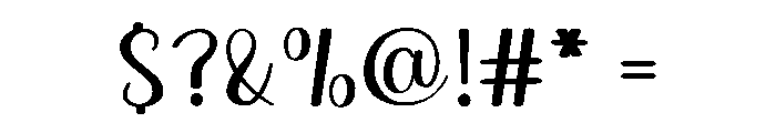 Santa Ballpoint Font OTHER CHARS