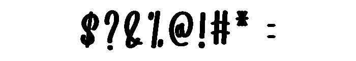 Santa Book Font OTHER CHARS
