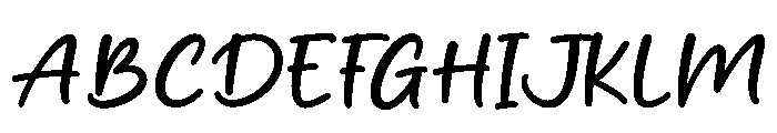 Santa Bounce Font UPPERCASE