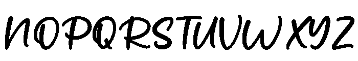 Santa Bounce Font UPPERCASE