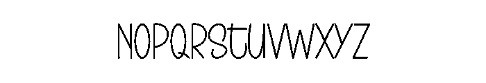 Santa Bouquet Font LOWERCASE