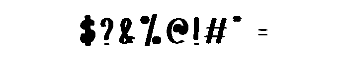 Santa Bubble Font OTHER CHARS