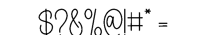 Santa Calligraphy Font OTHER CHARS